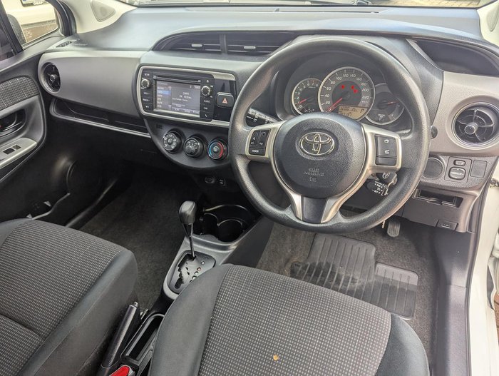 2016 Toyota Yaris Ascent NCP130R Glacier White