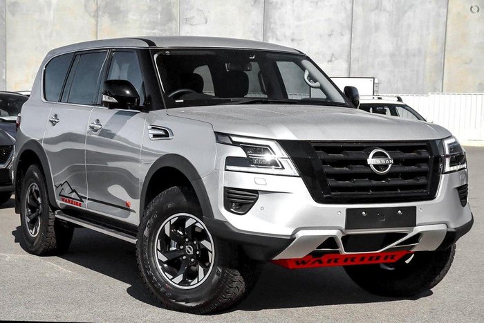 2026 Nissan Patrol Warrior Y62 MY26 4X4 Dual Range Brilliant Silver