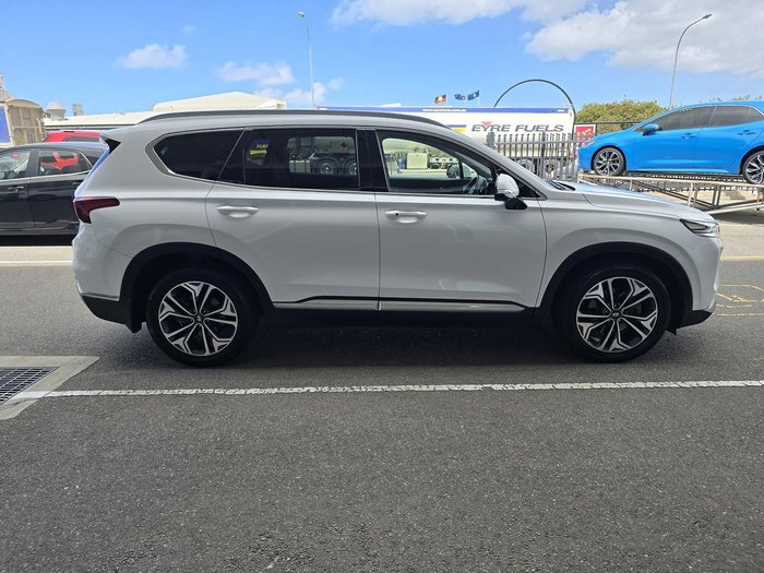 2019 Hyundai Santa Fe Highlander TM MY19 4X4 On Demand White Cream