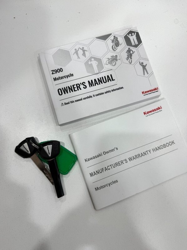 2025 Kawasaki Z900 (ZR900) Silver/Black