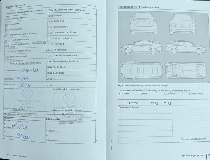 2015 Volkswagen Passat 132TSI B8 MY16 Pure White