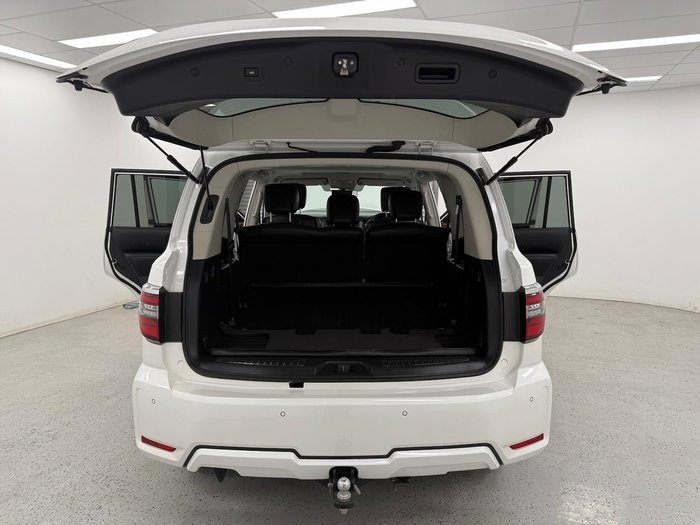 2020 Nissan Patrol Ti-L Y62 Series 5 MY20 4X4 Dual Range Moonstone White