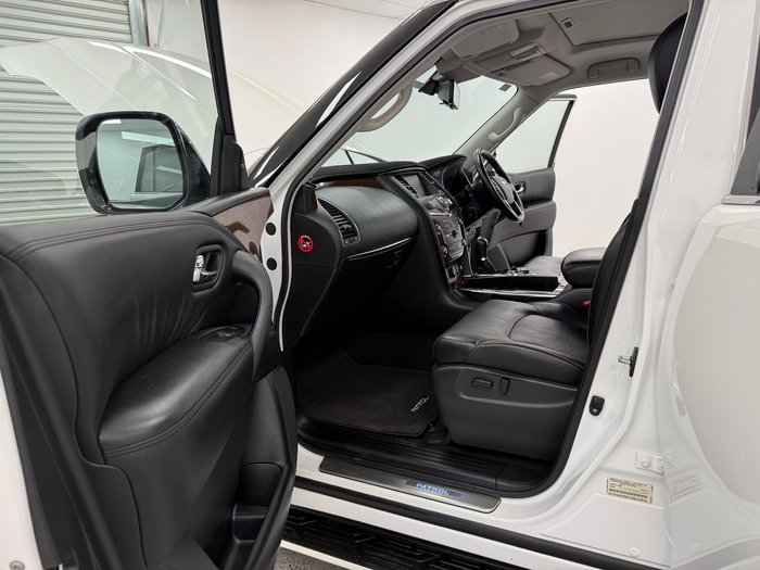 2020 Nissan Patrol Ti-L Y62 Series 5 MY20 4X4 Dual Range Moonstone White