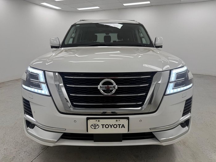 2020 Nissan Patrol Ti-L Y62 Series 5 MY20 4X4 Dual Range Moonstone White
