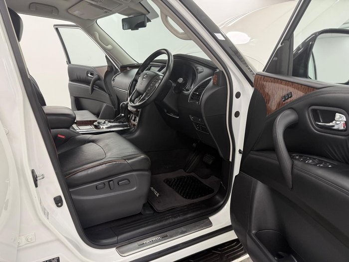 2020 Nissan Patrol Ti-L Y62 Series 5 MY20 4X4 Dual Range Moonstone White