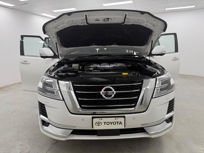 2020 Nissan Patrol Ti-L Y62 Series 5 MY20 4X4 Dual Range Moonstone White