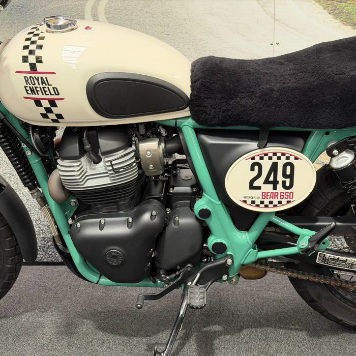 2025 Royal Enfield 2025 650CC INTERCEPTOR BEAR 650 Road White