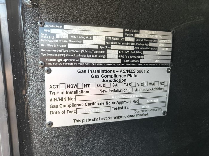 2025 New Age Caravans Road Owl 21 Be