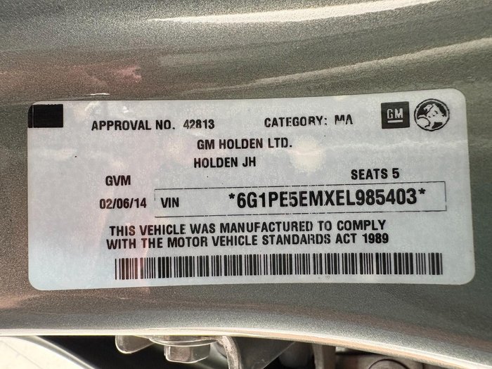 2014 Holden Cruze Z-Series JH Series II MY14 Prussian Steel