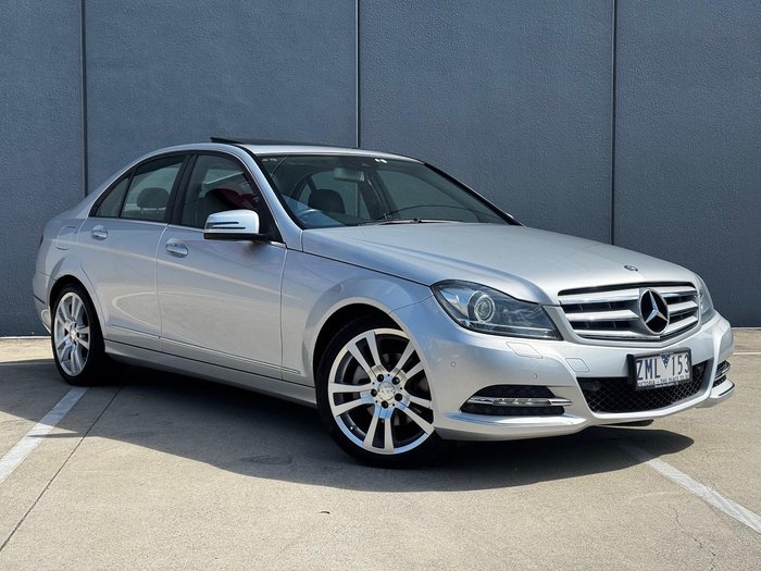 2012 Mercedes-Benz C-Class C250 BlueEFFICIENCY Avantgarde W204 MY12 Palladium silver