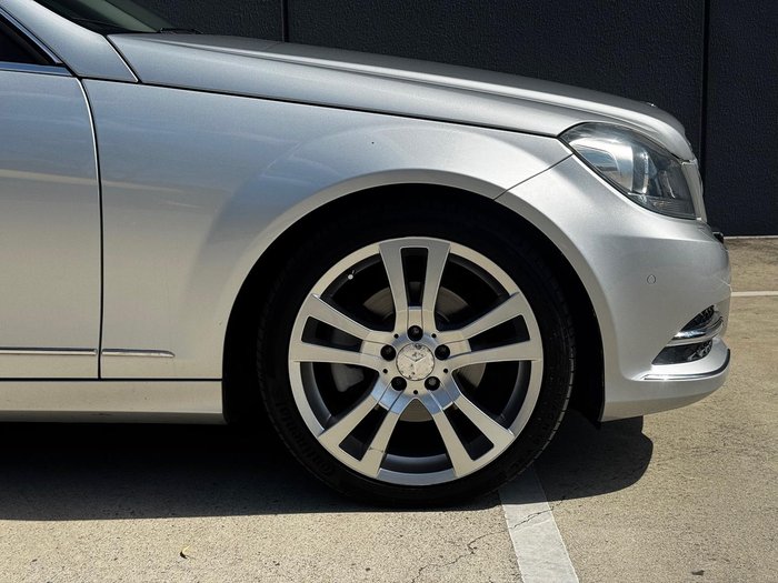 2012 Mercedes-Benz C-Class C250 BlueEFFICIENCY Avantgarde W204 MY12 Palladium silver