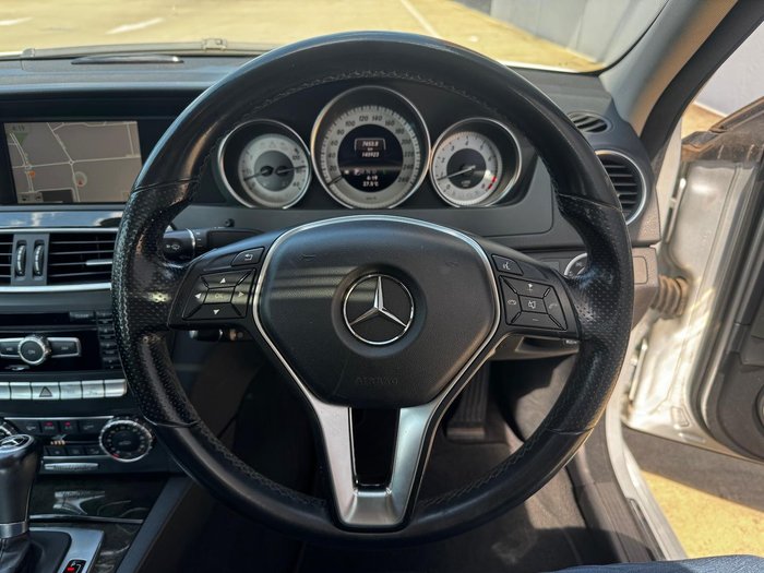 2012 Mercedes-Benz C-Class C250 BlueEFFICIENCY Avantgarde W204 MY12 Palladium silver