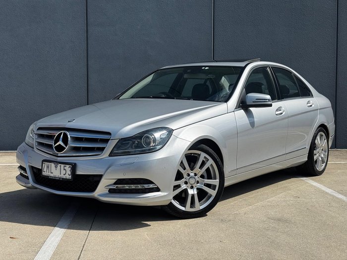 2012 Mercedes-Benz C-Class C250 BlueEFFICIENCY Avantgarde W204 MY12 Palladium silver