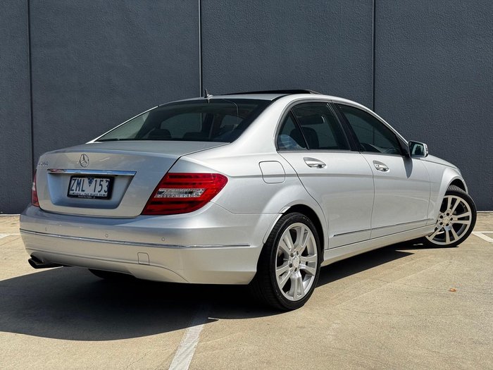 2012 Mercedes-Benz C-Class C250 BlueEFFICIENCY Avantgarde W204 MY12 Palladium silver