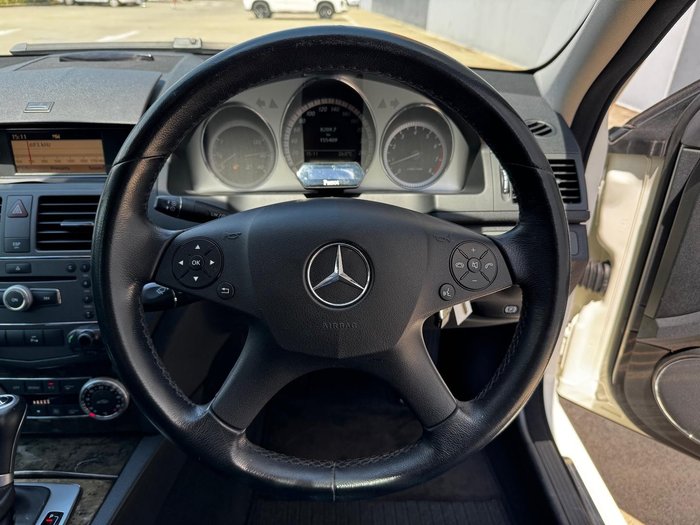 2010 Mercedes-Benz C-Class C200 CGI Classic W204 MY10 Alabaster White