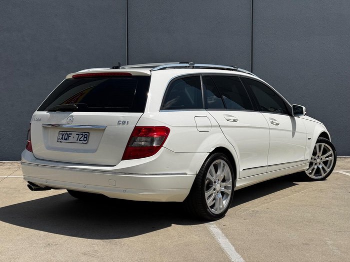 2010 Mercedes-Benz C-Class C200 CGI Classic W204 MY10 Alabaster White