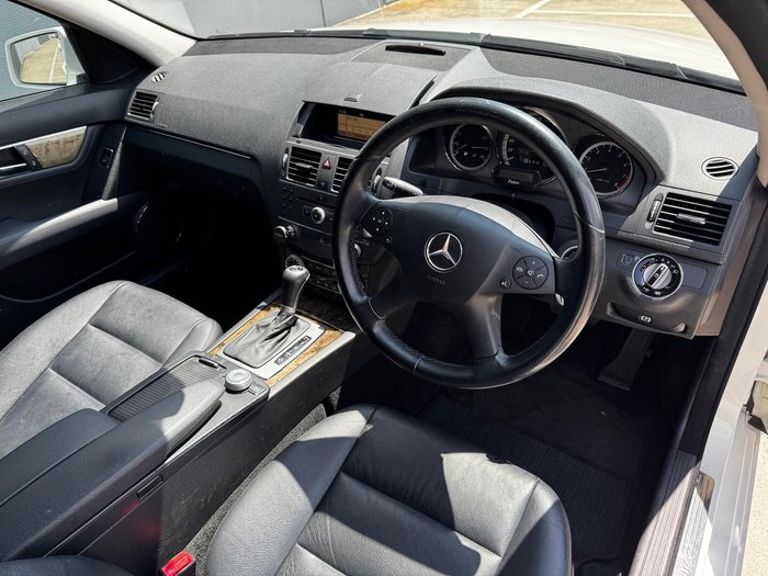 2010 Mercedes-Benz C-Class C200 CGI Classic W204 MY10 Alabaster White