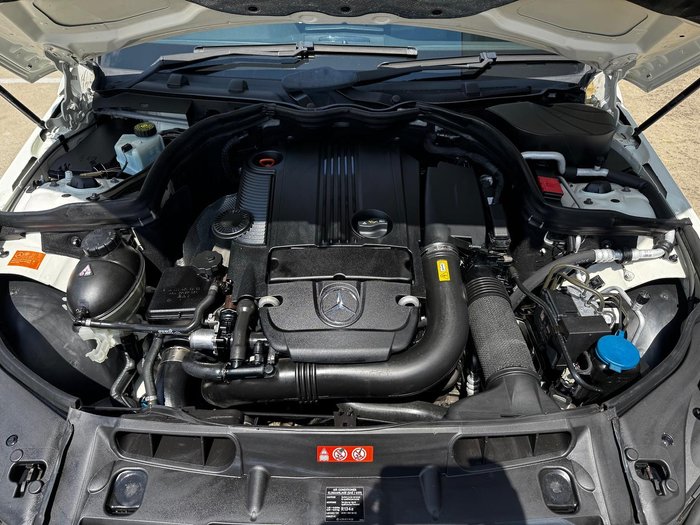 2010 Mercedes-Benz C-Class C200 CGI Classic W204 MY10 Alabaster White