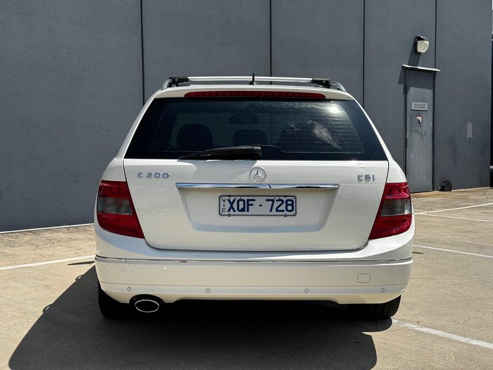 2010 Mercedes-Benz C-Class C200 CGI Classic W204 MY10 Alabaster White