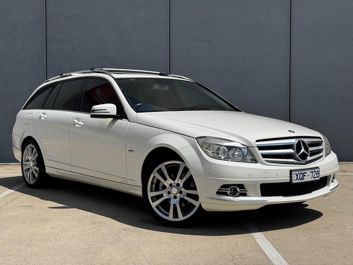 2010 Mercedes-Benz C-Class C200 CGI Classic W204 MY10 Alabaster White