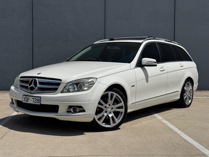 2010 Mercedes-Benz C-Class C200 CGI Classic W204 MY10 Alabaster White