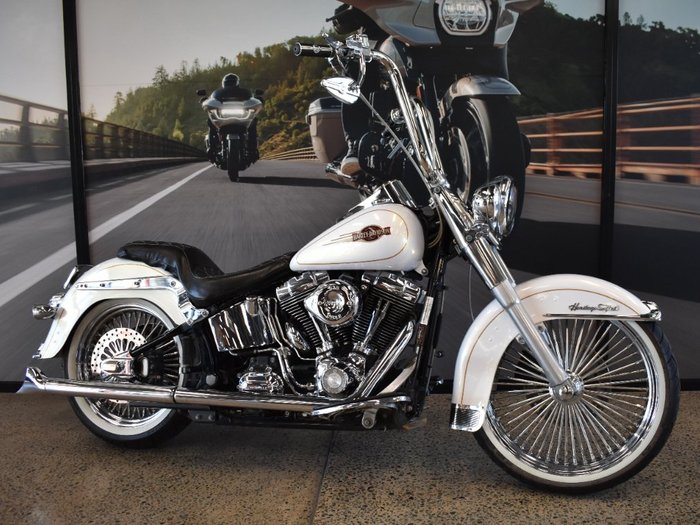 2007 Harley-davidson FLSTC HERITAGE SOFTAIL CLASSIC WHITE