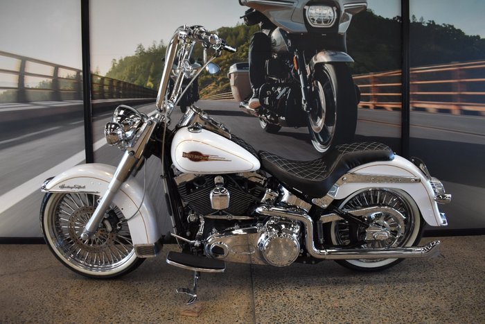 2007 Harley-davidson FLSTC HERITAGE SOFTAIL CLASSIC WHITE