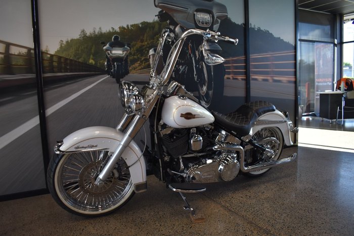 2007 Harley-davidson FLSTC HERITAGE SOFTAIL CLASSIC WHITE