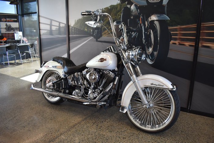 2007 Harley-davidson FLSTC HERITAGE SOFTAIL CLASSIC WHITE