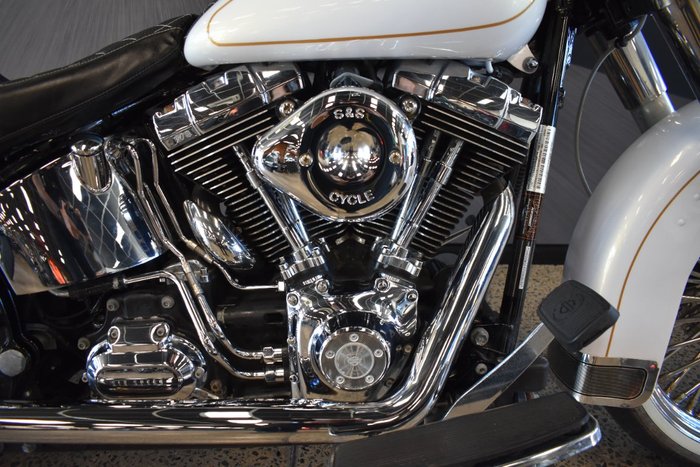 2007 Harley-davidson FLSTC HERITAGE SOFTAIL CLASSIC WHITE