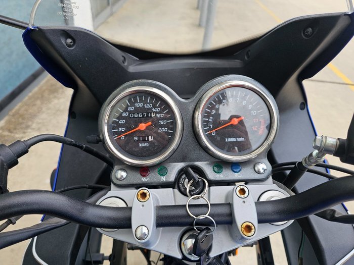 2008 Suzuki GS500F (FULL FAIRING) WHITE/BLUE