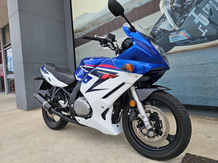 2008 Suzuki GS500F (FULL FAIRING) WHITE/BLUE