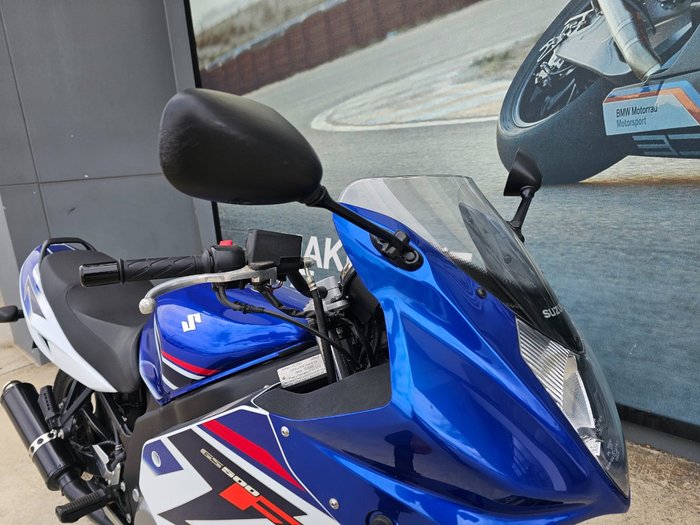 2008 Suzuki GS500F (FULL FAIRING) WHITE/BLUE