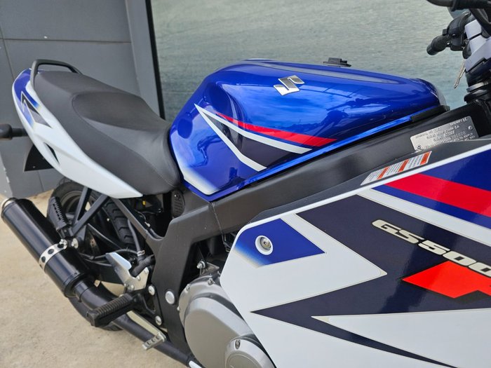 2008 Suzuki GS500F (FULL FAIRING) WHITE/BLUE