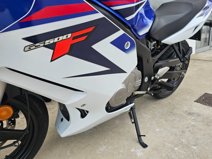 2008 Suzuki GS500F (FULL FAIRING) WHITE/BLUE