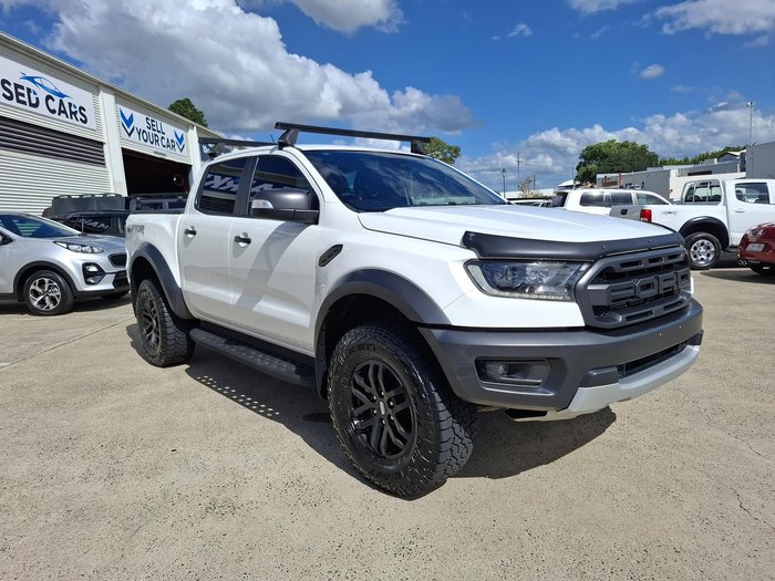 2021 Ford Ranger Raptor PX MkIII MY21.25 4X4 Dual Range Arctic White