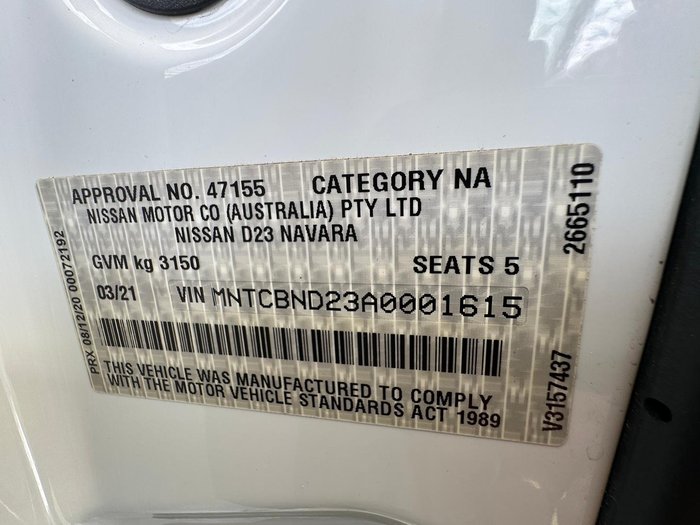 2021 Nissan Navara SL