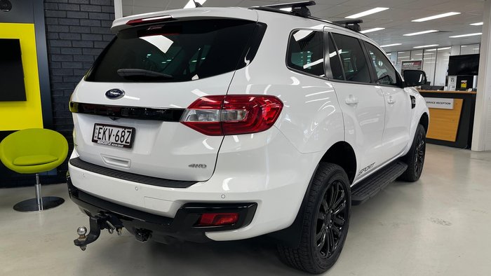 2020 Ford Everest Sport UA II MY20.75 4X4 Dual Range Arctic White
