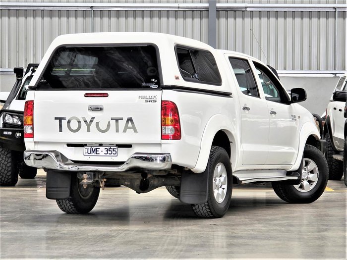 2006 Toyota Hilux SR5 KUN26R MY07 4X4 Glacier White