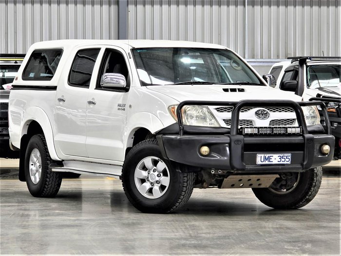 2006 Toyota Hilux SR5 KUN26R MY07 4X4 Glacier White