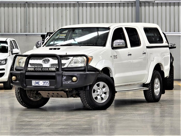 2006 Toyota Hilux SR5 KUN26R MY07 4X4 Glacier White