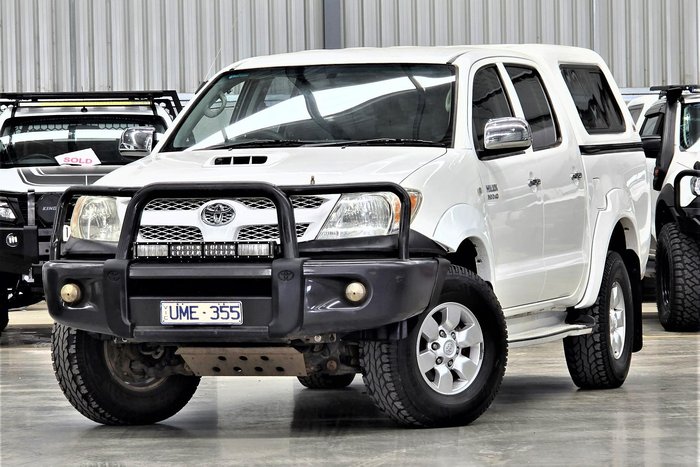 2006 Toyota Hilux SR5 KUN26R MY07 4X4 Glacier White