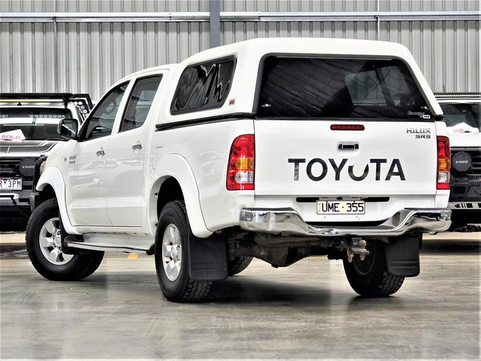 2006 Toyota Hilux SR5 KUN26R MY07 4X4 Glacier White
