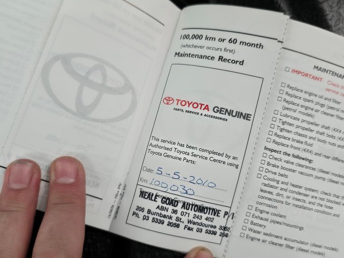 2006 Toyota Hilux SR5 KUN26R MY07 4X4 Glacier White