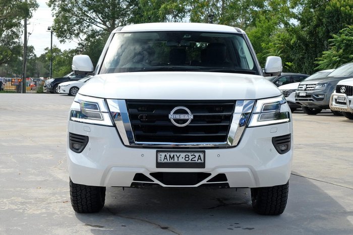 2022 Nissan Patrol Ti Y62 MY22 4X4 Dual Range Moonstone White