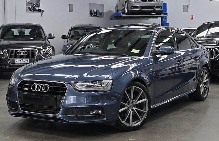 2015 Audi A4 S Line B8 MY15 Four Wheel Drive Utopia Blue