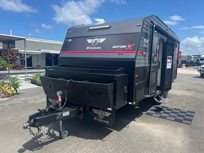 2026 JB Caravans Gator X Front Door Cafe