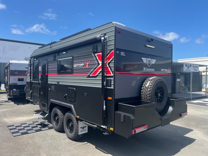 2026 JB Caravans Gator X Front Door Cafe