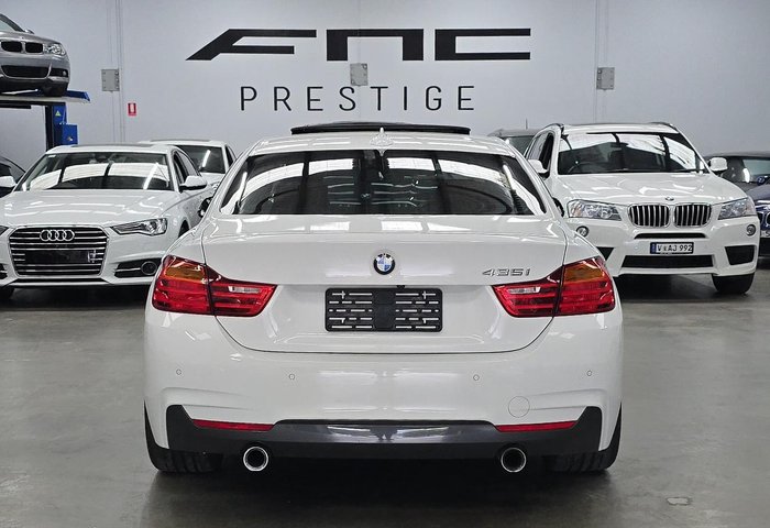 2014 BMW 4 Series 435i F32 Alpine White