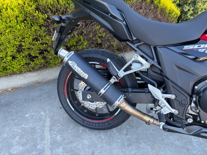 2017 Honda CB500X Red